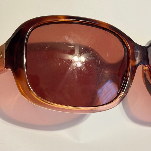 Costa Del Mar 6S9041 GANNET Sunglasses Brown Tortoise Ladies Oversized Shades - Picture 3 of 16